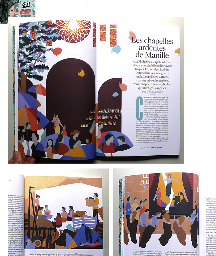 Les chapelles ardentes de Manille